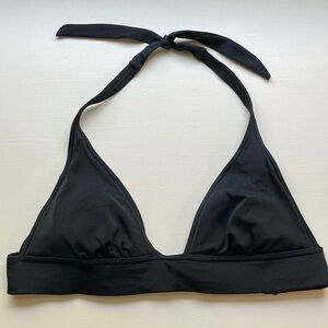 Classic Black Halter Bikini Top
